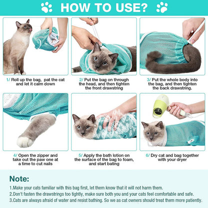 Cat Bathing Bag