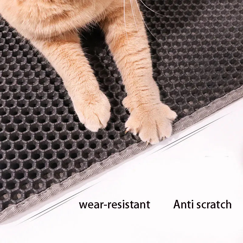 Double-Layer Waterproof Cat Litter Mat