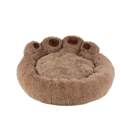 Fluffy Dog Paw Bed